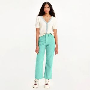 Levi's Ribcage Corduroy Straight Ankle Women's Pants